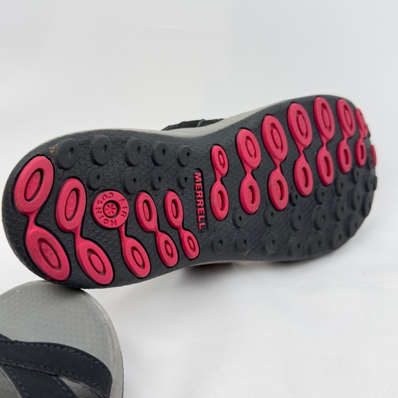 Merrell Terran Slide II Sandals Black Strappy Comfort Sz 8 Women’s - Picture 7 of 11